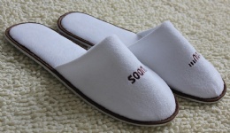 High quality velvet material slippers